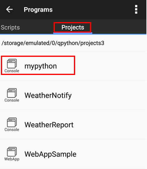 qpython project