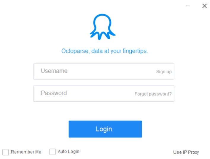 ocotoparse signup