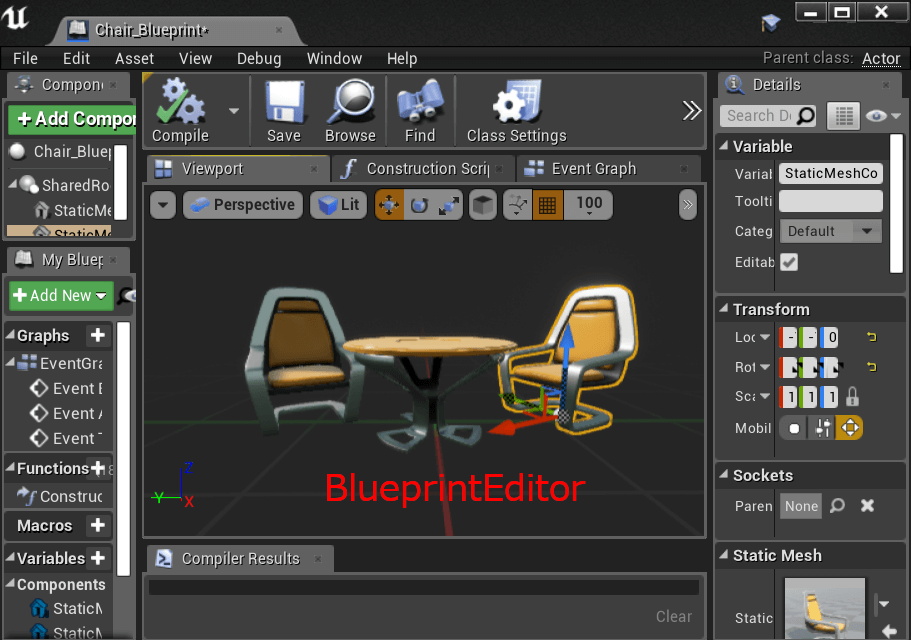 unrealengine4 BlueprintEditor